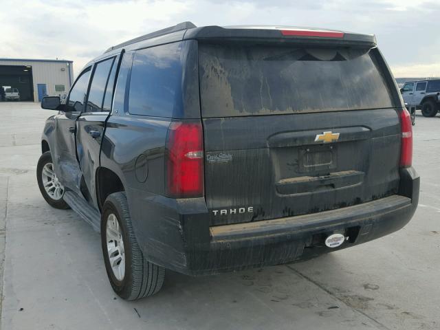 1GNSCAKC9GR449560 - 2016 CHEVROLET TAHOE C150 BLACK photo 3