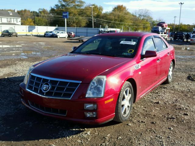 1G6DZ67A680170404 - 2008 CADILLAC STS RED photo 2