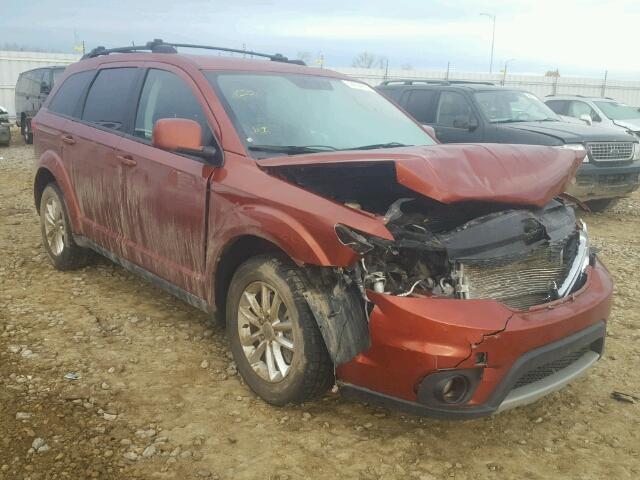 3C4PDCCB3DT591421 - 2013 DODGE JOURNEY SX RED photo 1