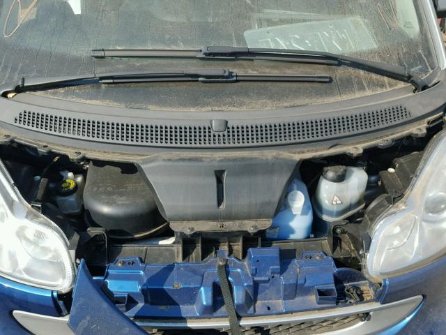 WMEEK31XX8K145612 - 2008 SMART FORTWO PAS 蓝色 照片 7