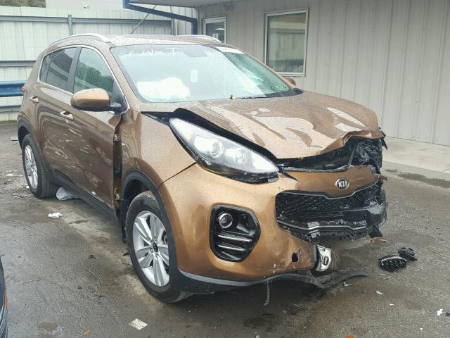 KNDPMCAC3H7270405 - 2017 KIA SPORTAGE L BROWN photo 1