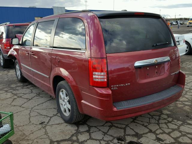 2A4RR8DX5AR448755 - 2010 CHRYSLER TOWN & COU RED photo 3