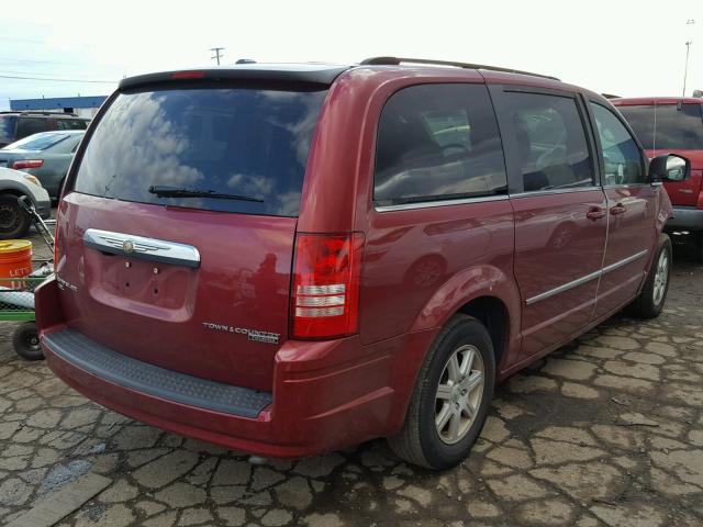 2A4RR8DX5AR448755 - 2010 CHRYSLER TOWN & COU RED photo 4