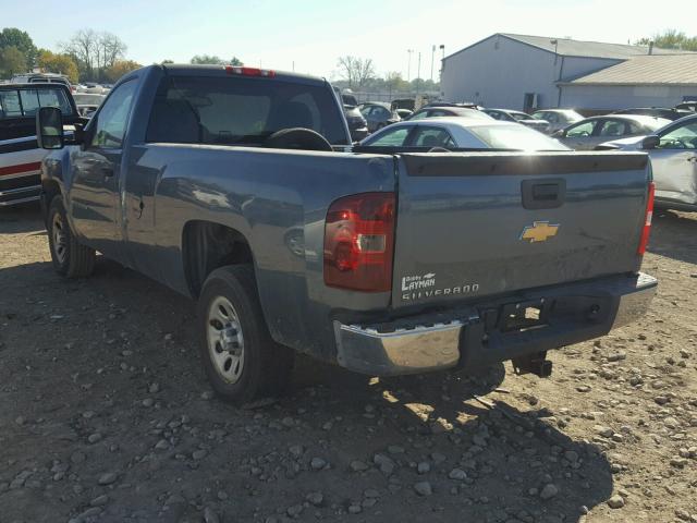 1GCEC14C27Z573639 - 2007 CHEVROLET SILVERADO GRAY photo 3