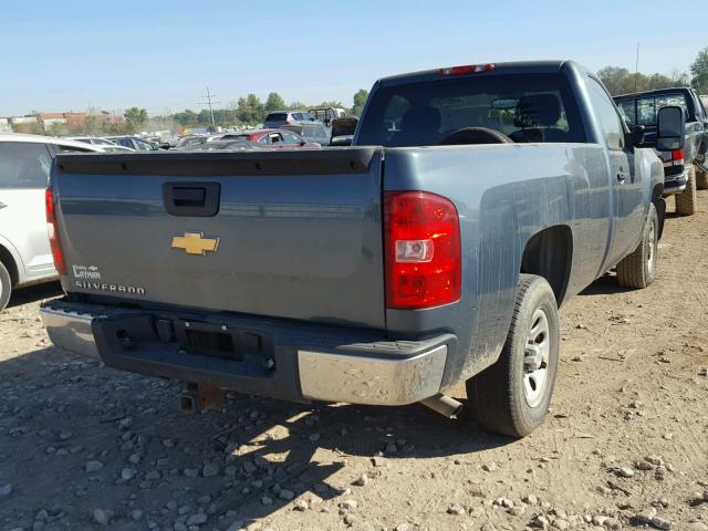 1GCEC14C27Z573639 - 2007 CHEVROLET SILVERADO GRAY photo 4