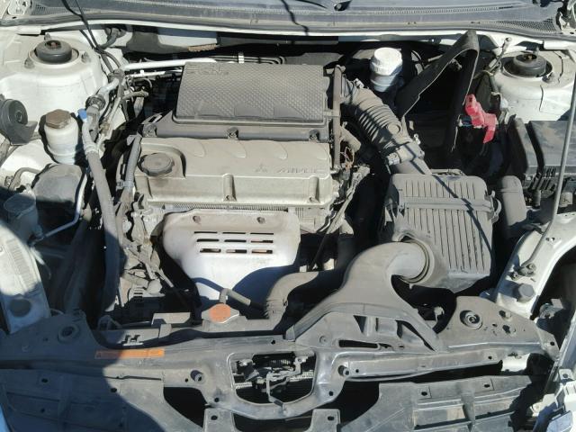 4A3AB36F99E040232 - 2009 MITSUBISHI GALANT ES WHITE photo 7