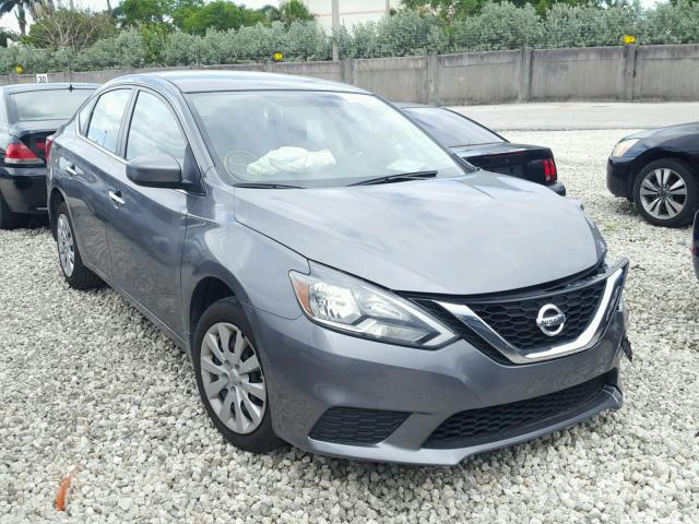 3N1AB7APXGY221790 - 2016 NISSAN SENTRA S GRAY photo 1