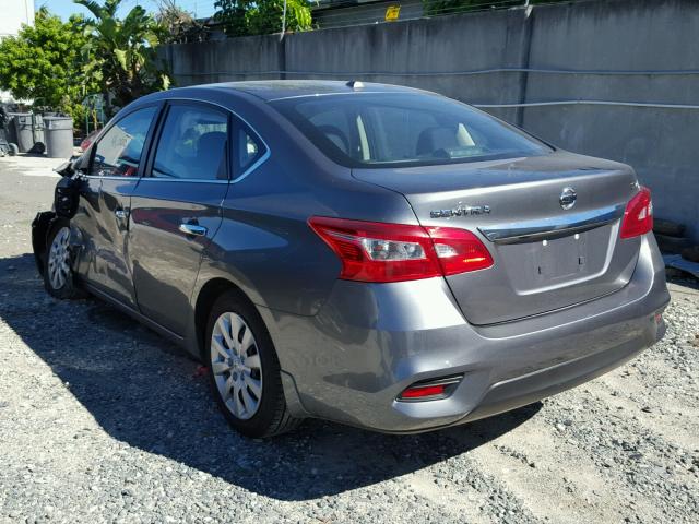 3N1AB7APXGY221790 - 2016 NISSAN SENTRA S GRAY photo 3