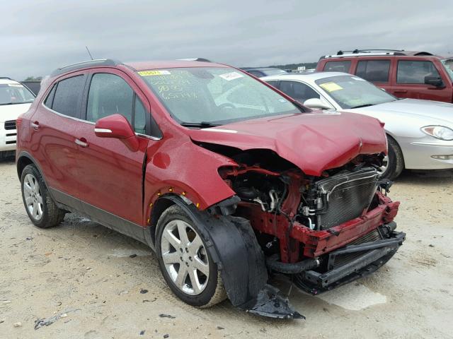 KL4CJCSBXEB651748 - 2014 BUICK ENCORE RED photo 1