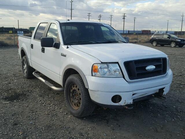 1FTPW14V68FA27205 - 2008 FORD F150 SUPER WHITE photo 1