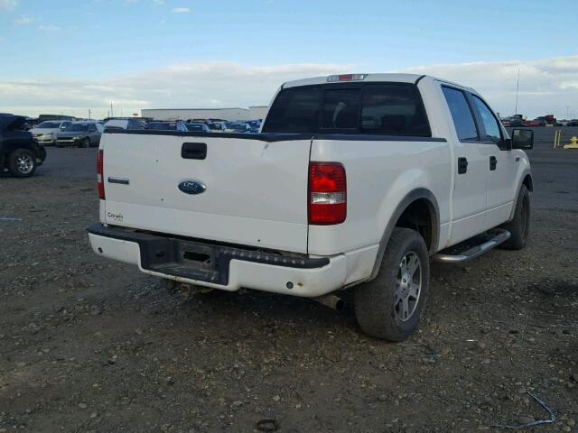 1FTPW14V68FA27205 - 2008 FORD F150 SUPER WHITE photo 4