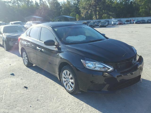 3N1AB7APXGY253669 - 2016 NISSAN SENTRA S BLACK photo 1