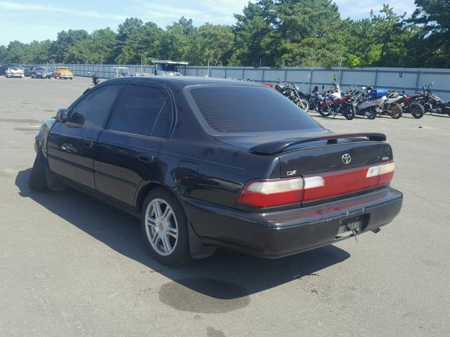 2T1BB02E6TC139345 - 1996 TOYOTA COROLLA DX BLACK photo 3