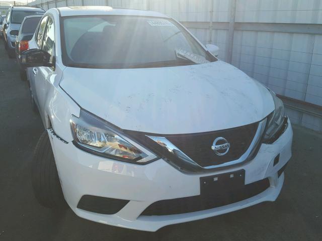 3N1AB7AP0HY275746 - 2017 NISSAN SENTRA S WHITE photo 1