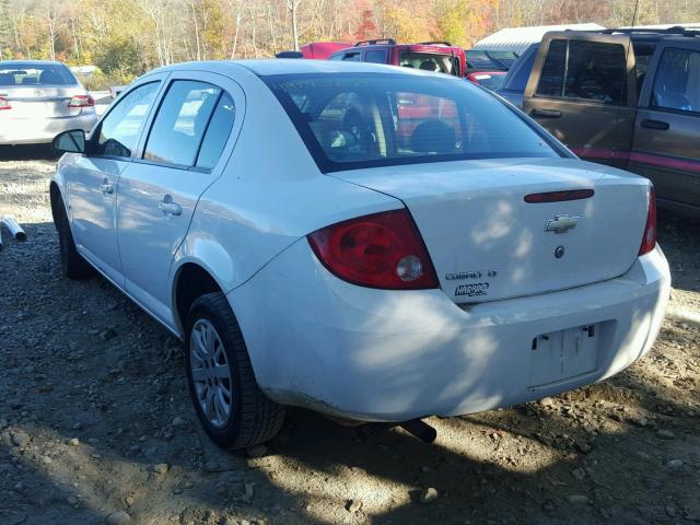 1G1AT58H197143944 - 2009 CHEVROLET COBALT LT WHITE photo 3