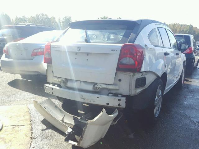 1B3HB48BX8D573259 - 2008 DODGE CALIBER SX WHITE photo 4