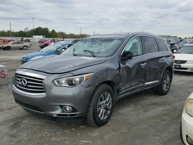 5N1AL0MM7FC514780 - 2015 INFINITI QX60 GRAY photo 2