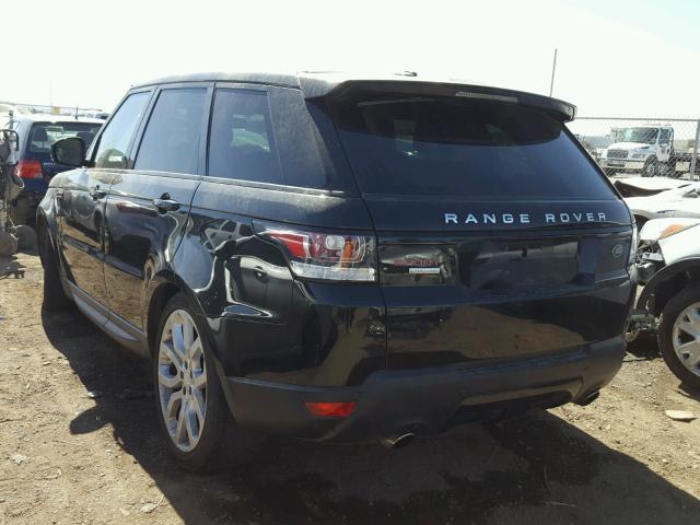 SALWR2TF5EA396335 - 2014 LAND ROVER RANGE ROVE BLACK photo 3