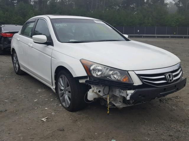 1HGCP2F80CA125985 - 2012 HONDA ACCORD EXL WHITE photo 1