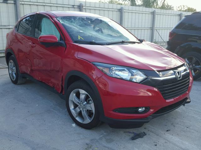 3CZRU5H5XGM732985 - 2016 HONDA HR-V EX RED photo 1