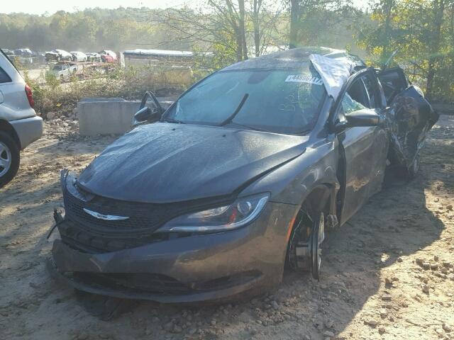 1C3CCCBB8FN696241 - 2015 CHRYSLER 200 S BLACK photo 2