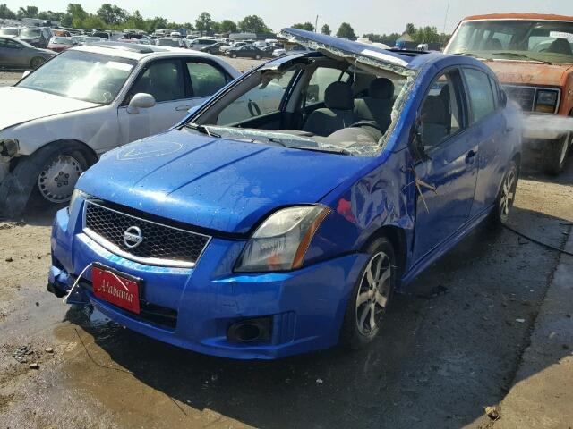 3N1AB6AP9BL719995 - 2011 NISSAN SENTRA BLUE photo 2