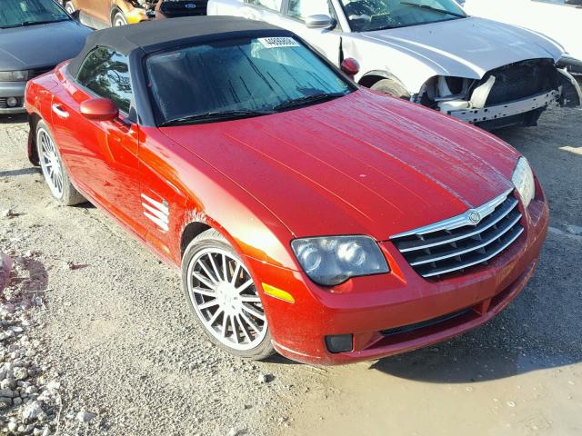 1C3LN55L17X071065 - 2007 CHRYSLER CROSSFIRE RED photo 1