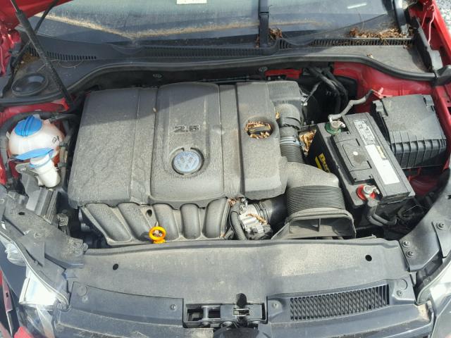 WVWDB7AJ9DW137730 - 2013 VOLKSWAGEN GOLF RED photo 7