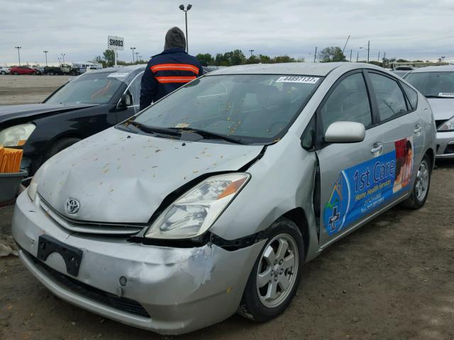 JTDKB22U240114215 - 2004 TOYOTA PRIUS SILVER photo 2