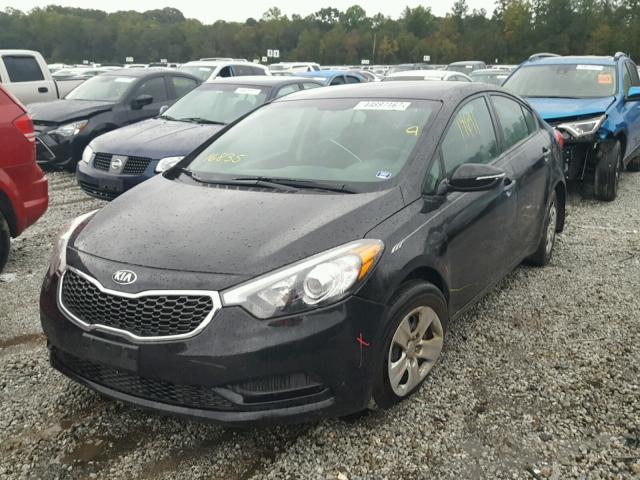 KNAFX4A61G5542623 - 2016 KIA FORTE LX BLACK photo 2