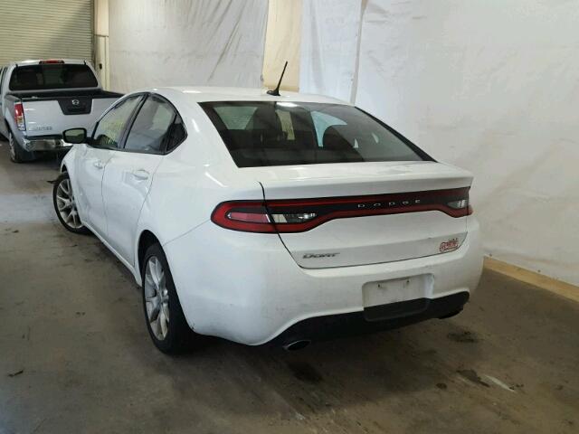 1C3CDFBA1DD312678 - 2013 DODGE DART SXT WHITE photo 3