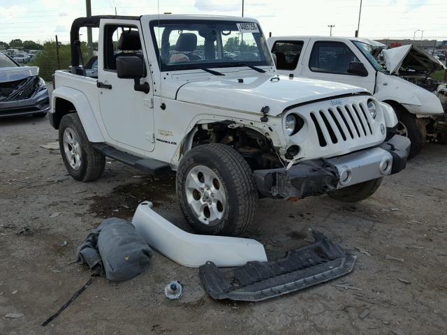 1C4AJWBG4EL119769 - 2014 JEEP WRANGLER S 白色 照片 1