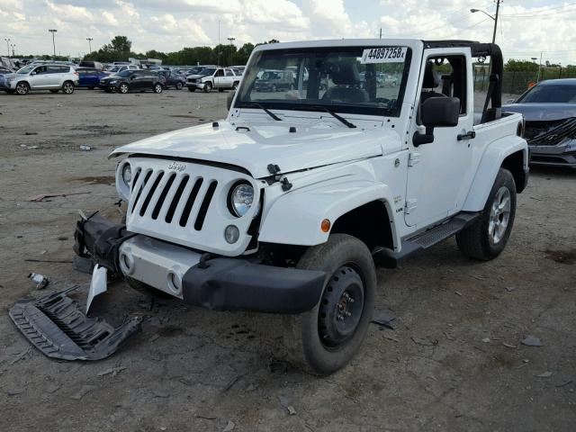 1C4AJWBG4EL119769 - 2014 JEEP WRANGLER S 白色 照片 2
