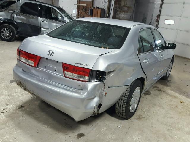 1HGCM56663A093939 - 2003 HONDA ACCORD SILVER photo 4