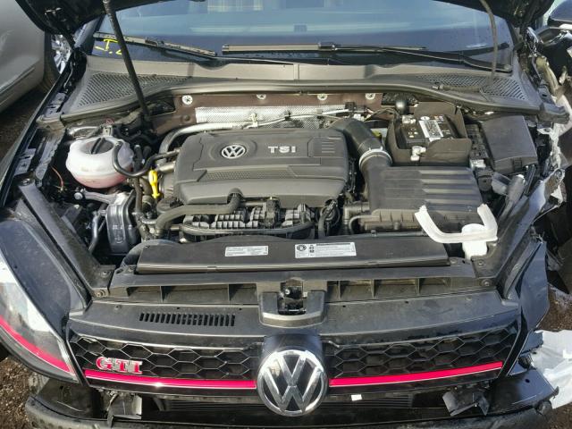 3VW547AU0HM066011 - 2017 VOLKSWAGEN GTI SPORT BLACK photo 7