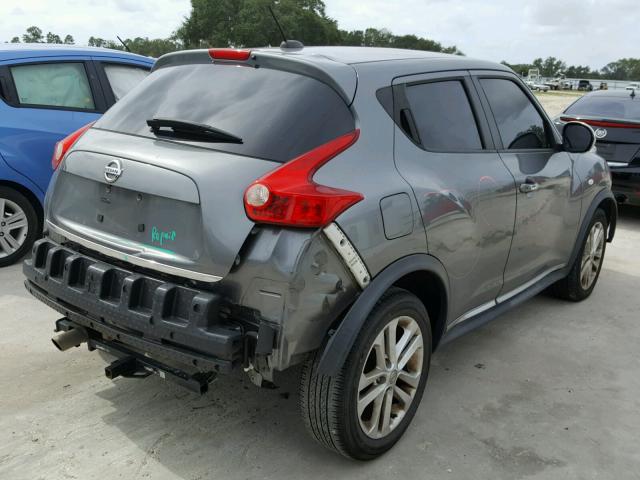 JN8AF5MR2CT102979 - 2012 NISSAN JUKE S CHARCOAL photo 4