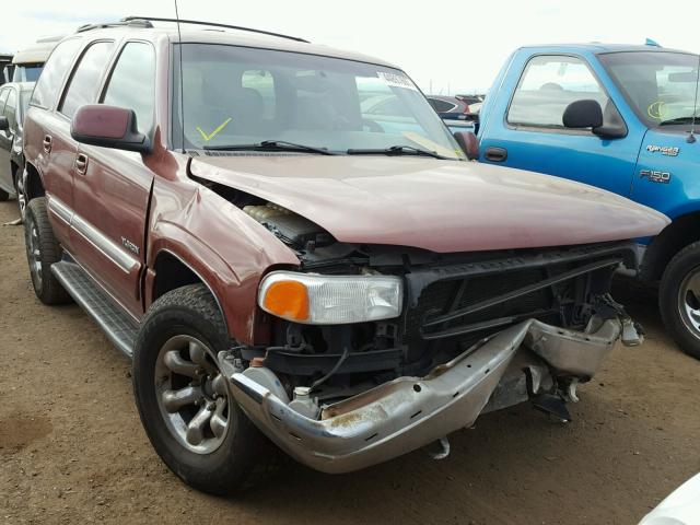 1GKEK13T1YJ166288 - 2000 GMC YUKON BURGUNDY photo 1