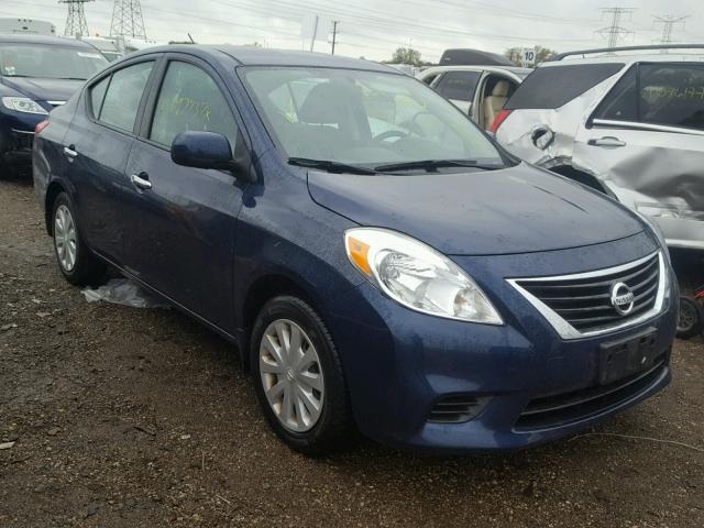 3N1CN7AP0CL930722 - 2012 NISSAN VERSA S BLUE photo 1