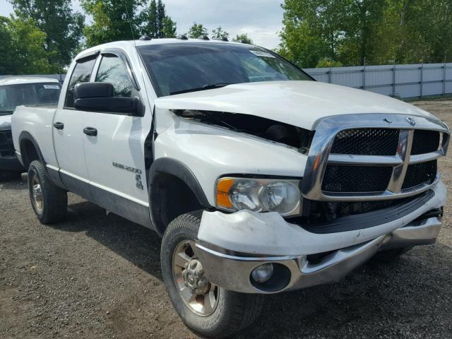 3D7KU28C84G102323 - 2004 DODGE RAM 2500 S თეთრი ფოტო 1