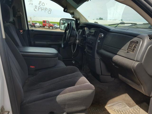 3D7KU28C84G102323 - 2004 DODGE RAM 2500 S თეთრი ფოტო 5