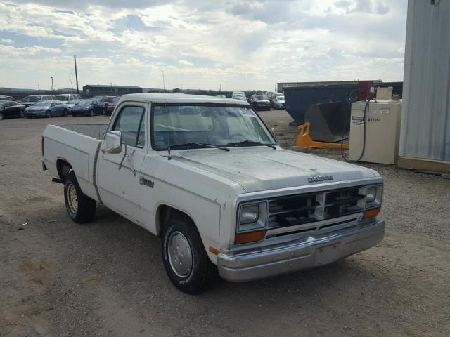 1B7FD04H2GS075554 - 1986 DODGE D-SERIES D WHITE photo 1