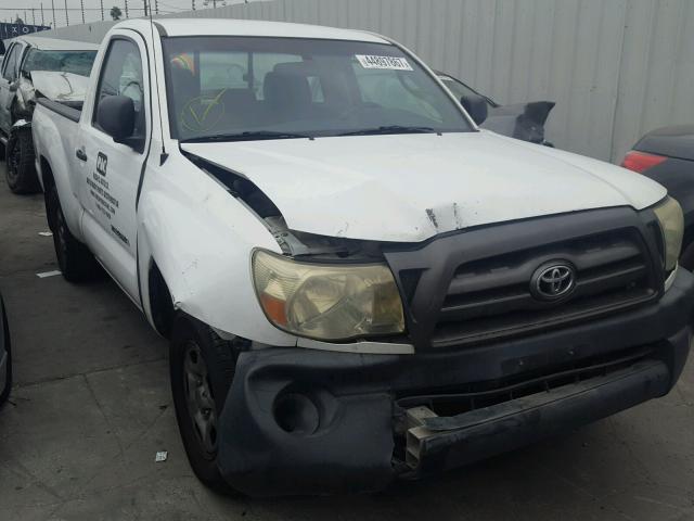 5TENX4CNXAZ711612 - 2010 TOYOTA TACOMA WHITE photo 1