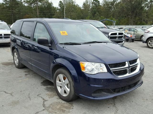 2C4RDGBG0GR176707 - 2016 DODGE GRAND CARA BLUE photo 1