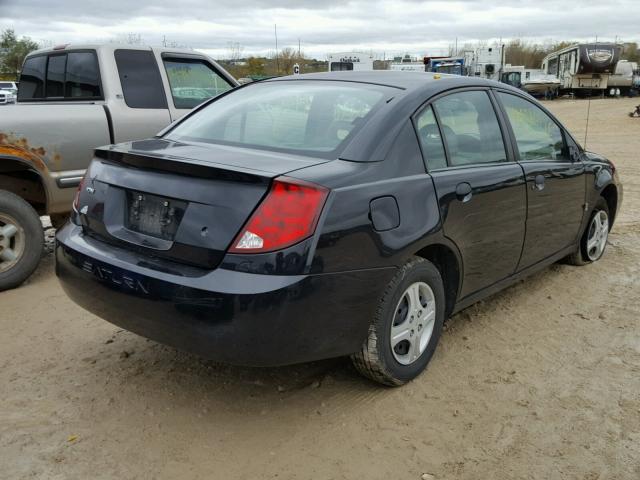 1G8AG52F25Z165284 - 2005 SATURN ION LEVEL BLACK photo 4