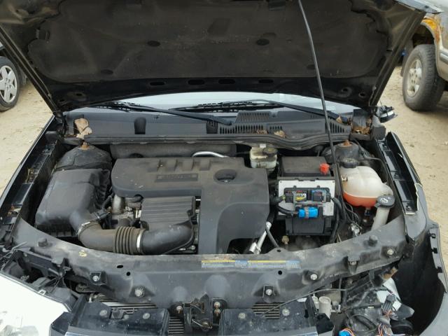 1G8AG52F25Z165284 - 2005 SATURN ION LEVEL BLACK photo 7