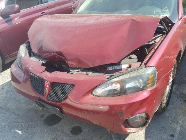 2G2WS542951231377 - 2005 PONTIAC GRAND PRIX RED photo 7