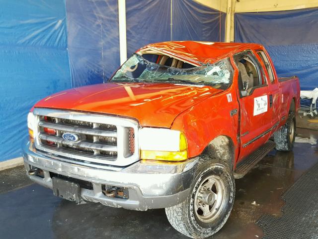1FTNX21F3XEE55339 - 1999 FORD F250 SUPER RED photo 2