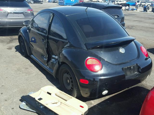 3VWCC21CXYM462712 - 2000 VOLKSWAGEN NEW BEETLE 黑色 照片 3