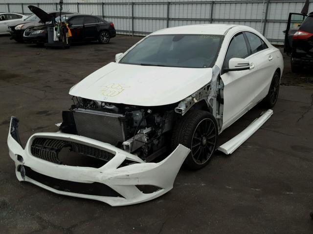 WDDSJ4EB1EN157558 - 2014 MERCEDES-BENZ CLA 250 WHITE photo 2