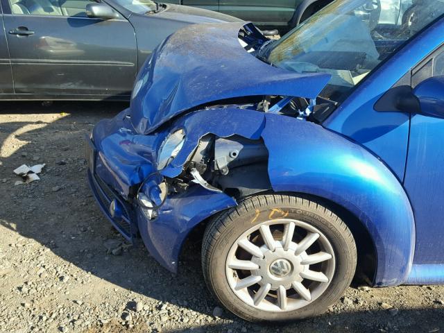 3VWCK31C14M405429 - 2004 VOLKSWAGEN NEW BEETLE 蓝色 照片 9